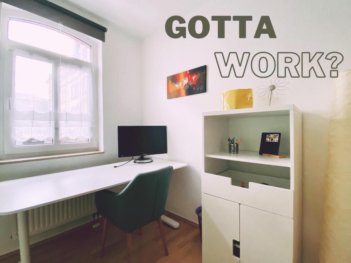 Zentral & Ruhig, Ideal Fuer Home Office Mit Garten Jena Exterior photo